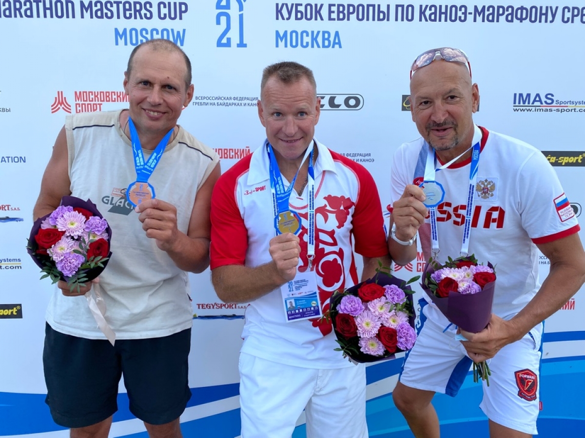 Итоги Кубка Европы среди ветеранов по каноэ-марафону в Москве